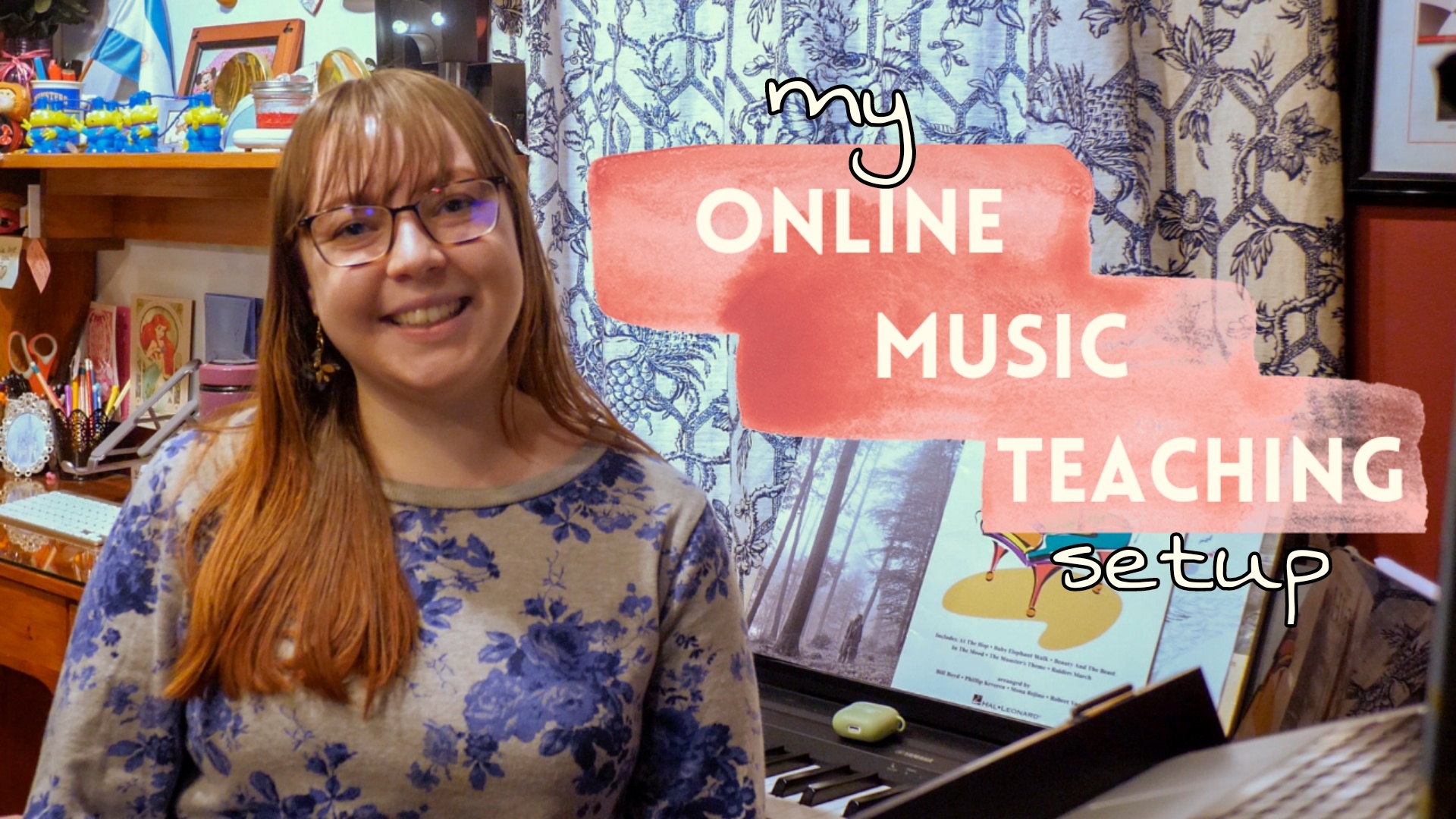My Online Music Teaching Setup – Webcam, Mic, Zoom Settings, and More!