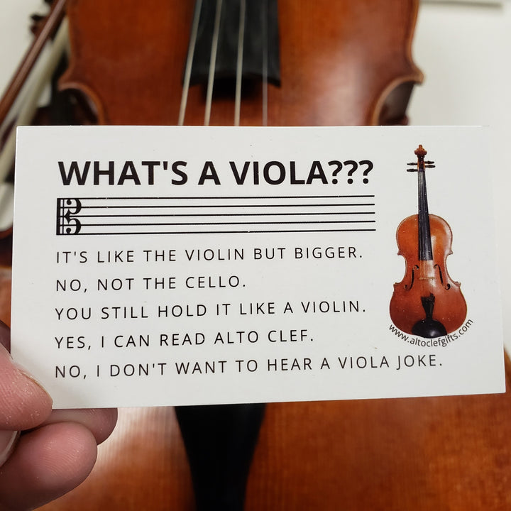 What's a Viola Cards – Alto Clef Gifts