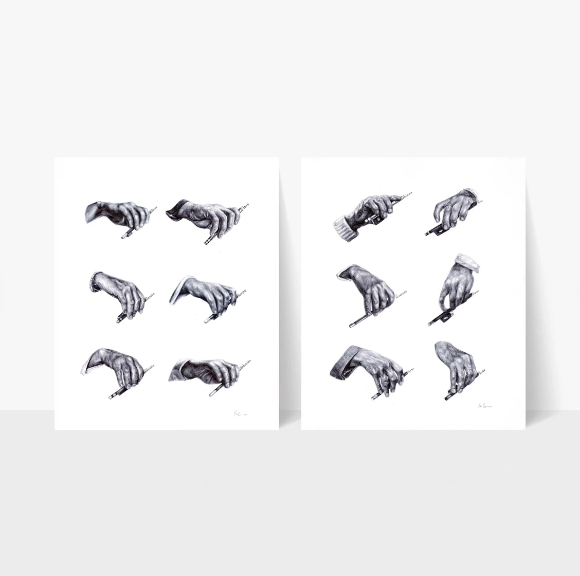 Print Set: Duet Bow Holds Mix & Match 2 - Etsy