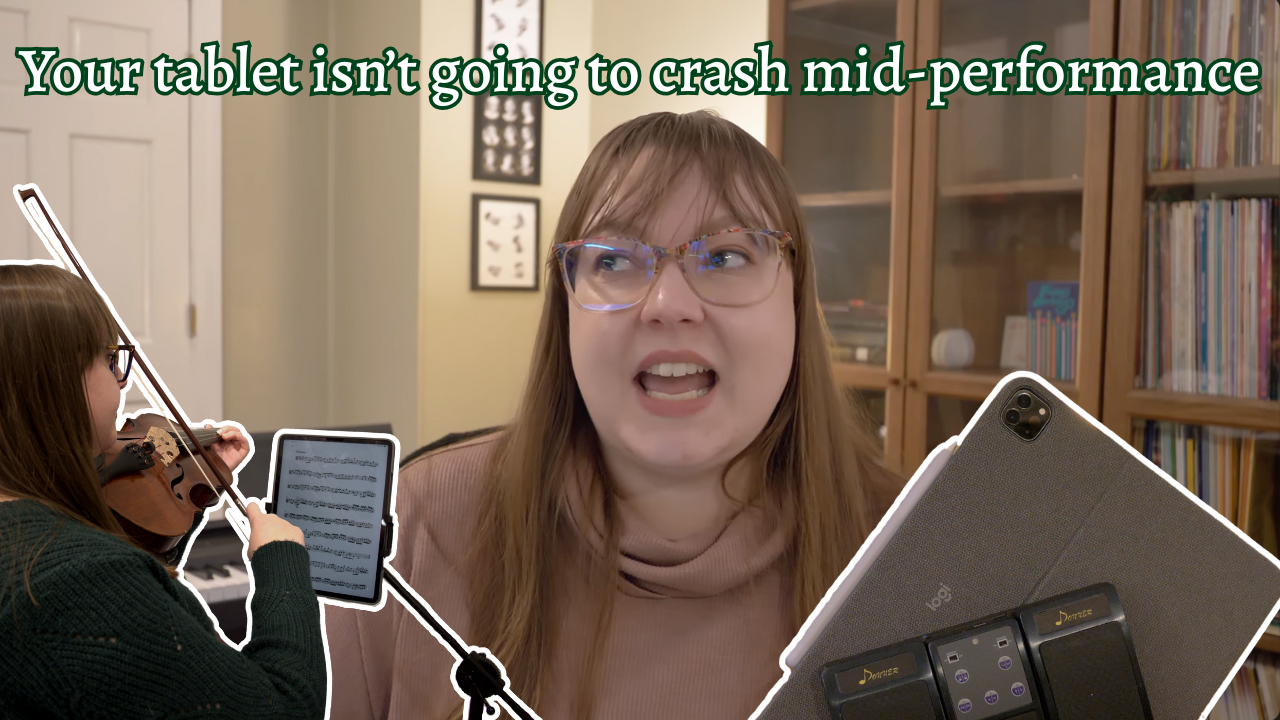 How to Confidently Perform from a Tablet