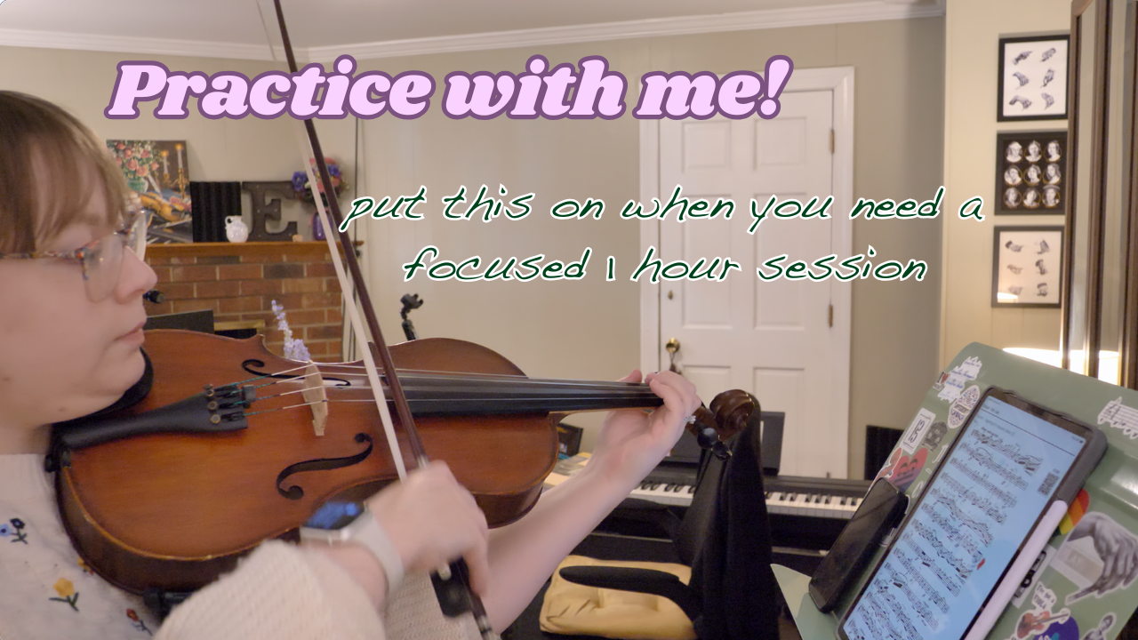 Practice with Me: 1 Hour of Practice body Doubling