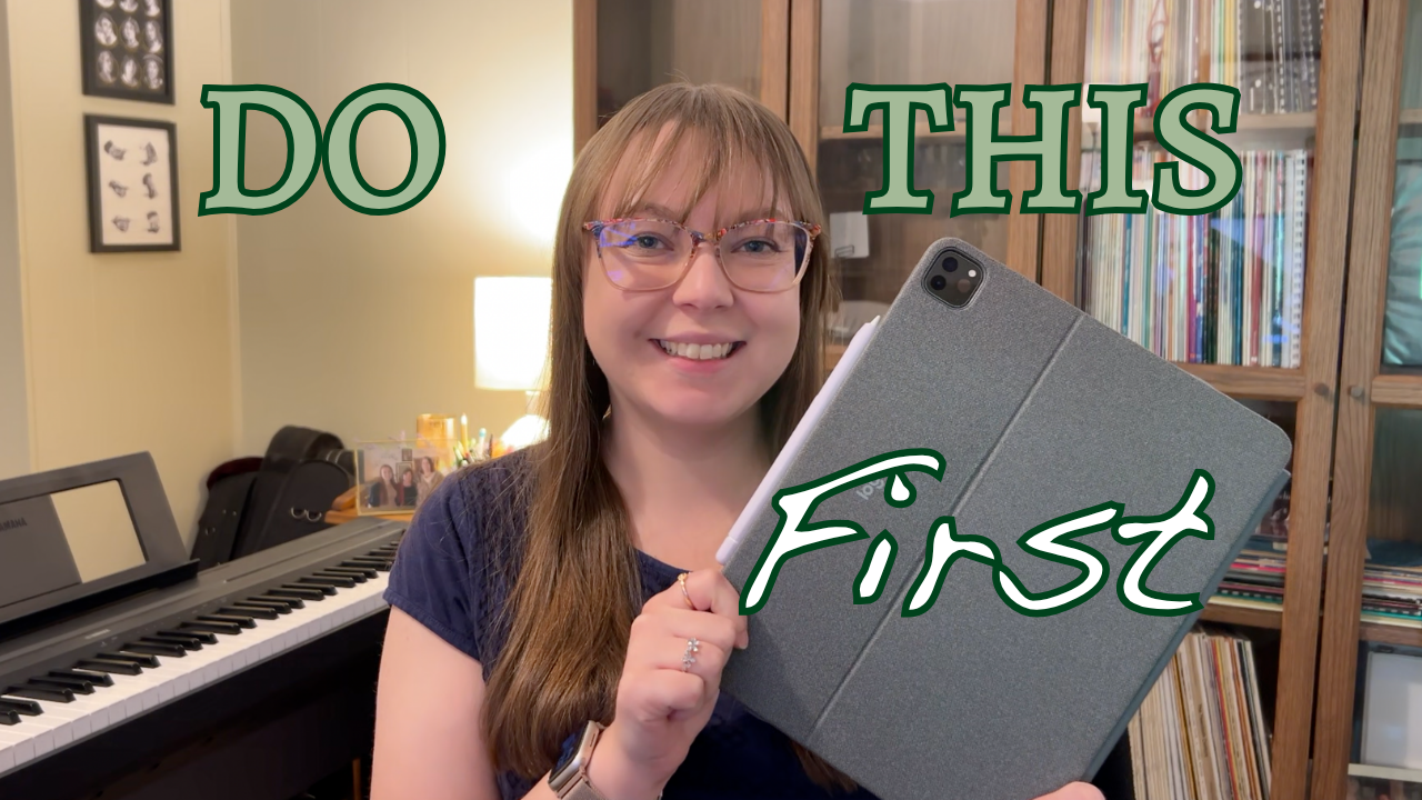 First Things to Do on a new iPad as a Musician